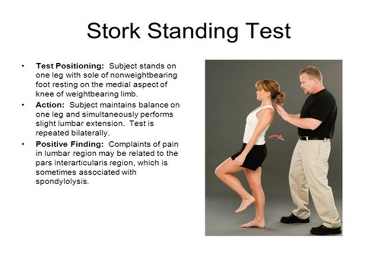 Stork Standing Test