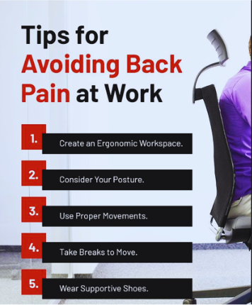 Tips for avoiding back pain