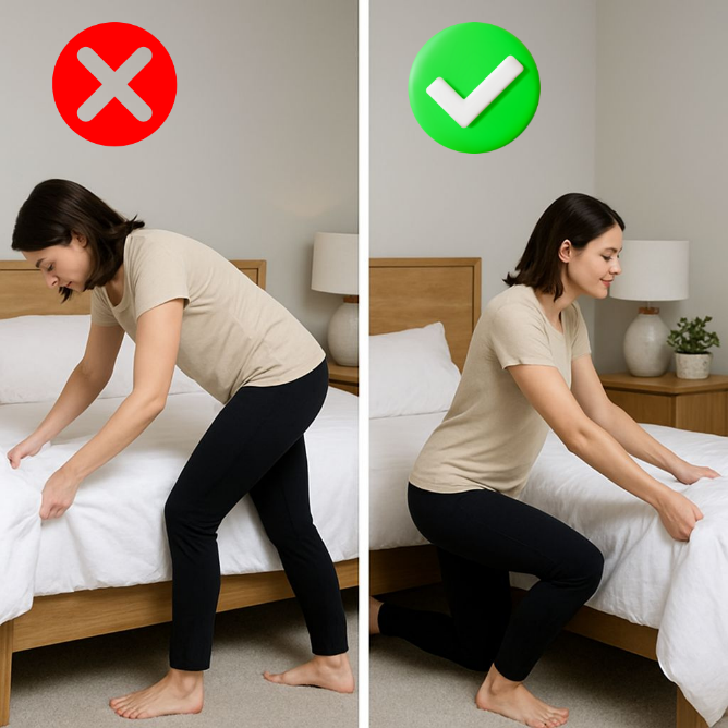 Making the Bed Safely