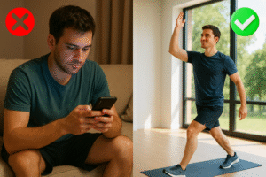 Screen time vs exercise