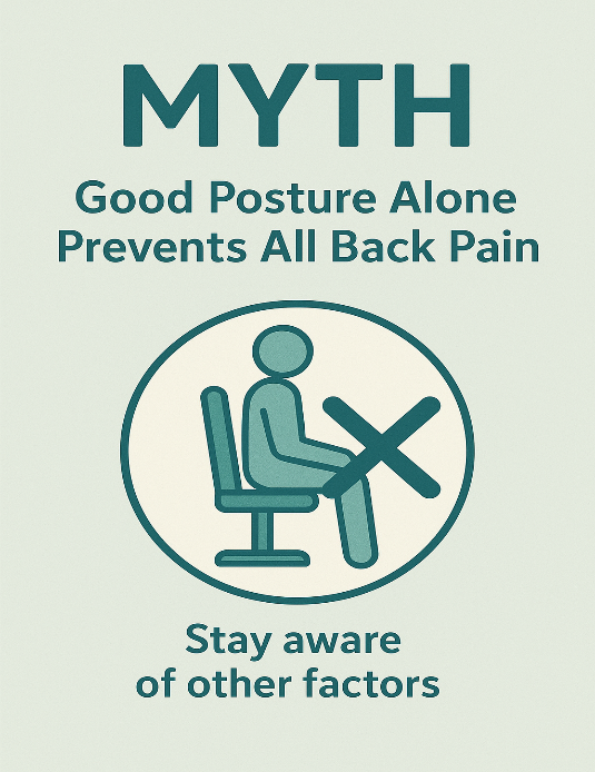Myth_Good Posture Alone Prevents All Back Pain