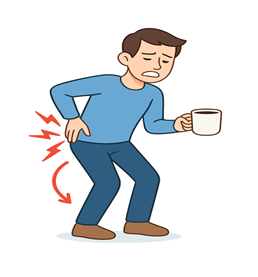 caffeine effect on joints