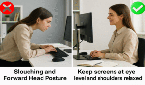 Slouching and Forward Head Posture