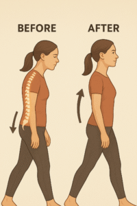Normal Posture vs Stiffed Posture