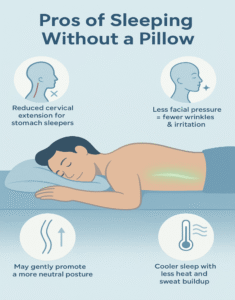 Sleeping without pillow