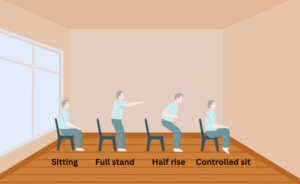 Sit Stand Exercise and Coordination