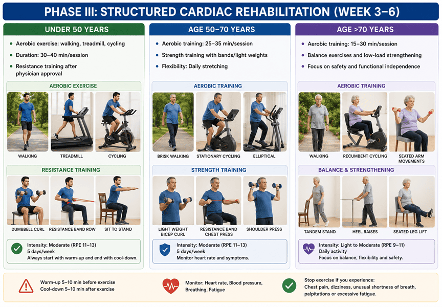STRUCTURED CARDIAC REHABILITATION