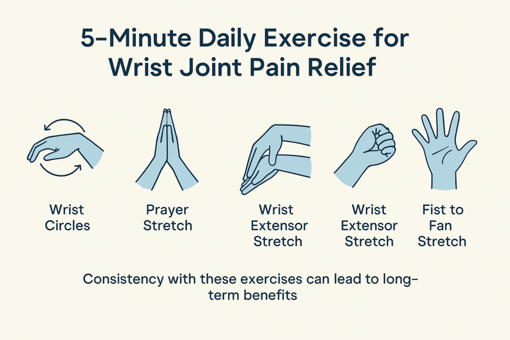 5-Minute Daily Exercise for Wrist Joint Pain Relief