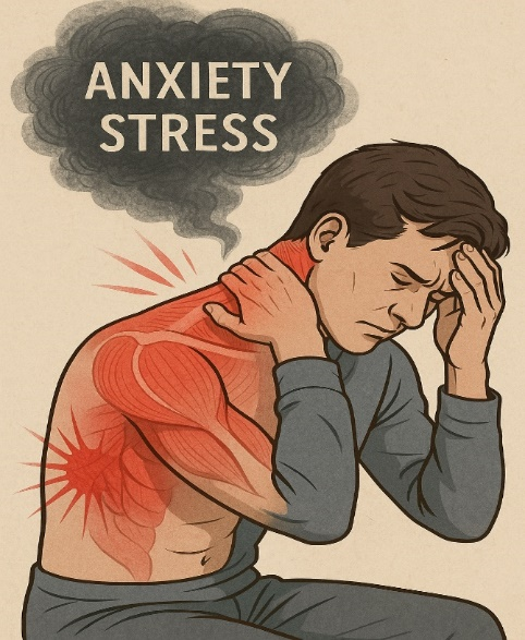 How Stress & Anxiety Affect Your Back and Neck – And How Physiotherapy and Cognitive Behavioral Therapy Help