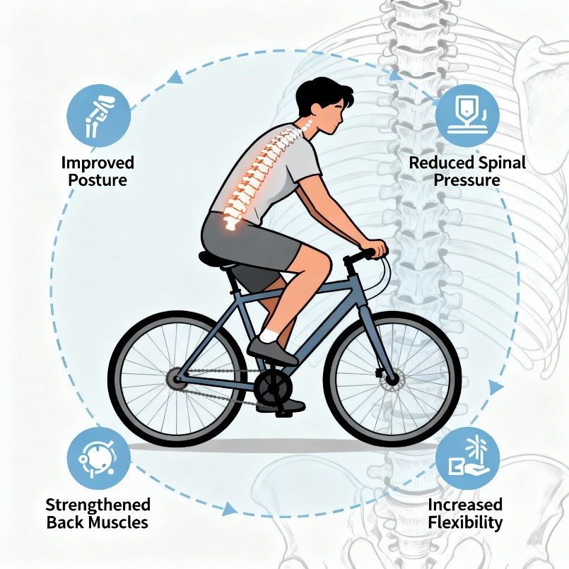 The Role of Cycling in Maintaining a Healthy Spine