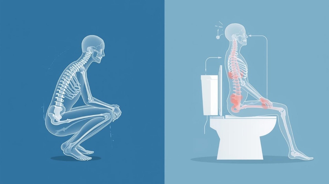 Traditional Squatting vs Western Toilets