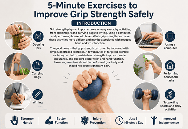 5-Minute Exercises to Improve Grip Strength Safely